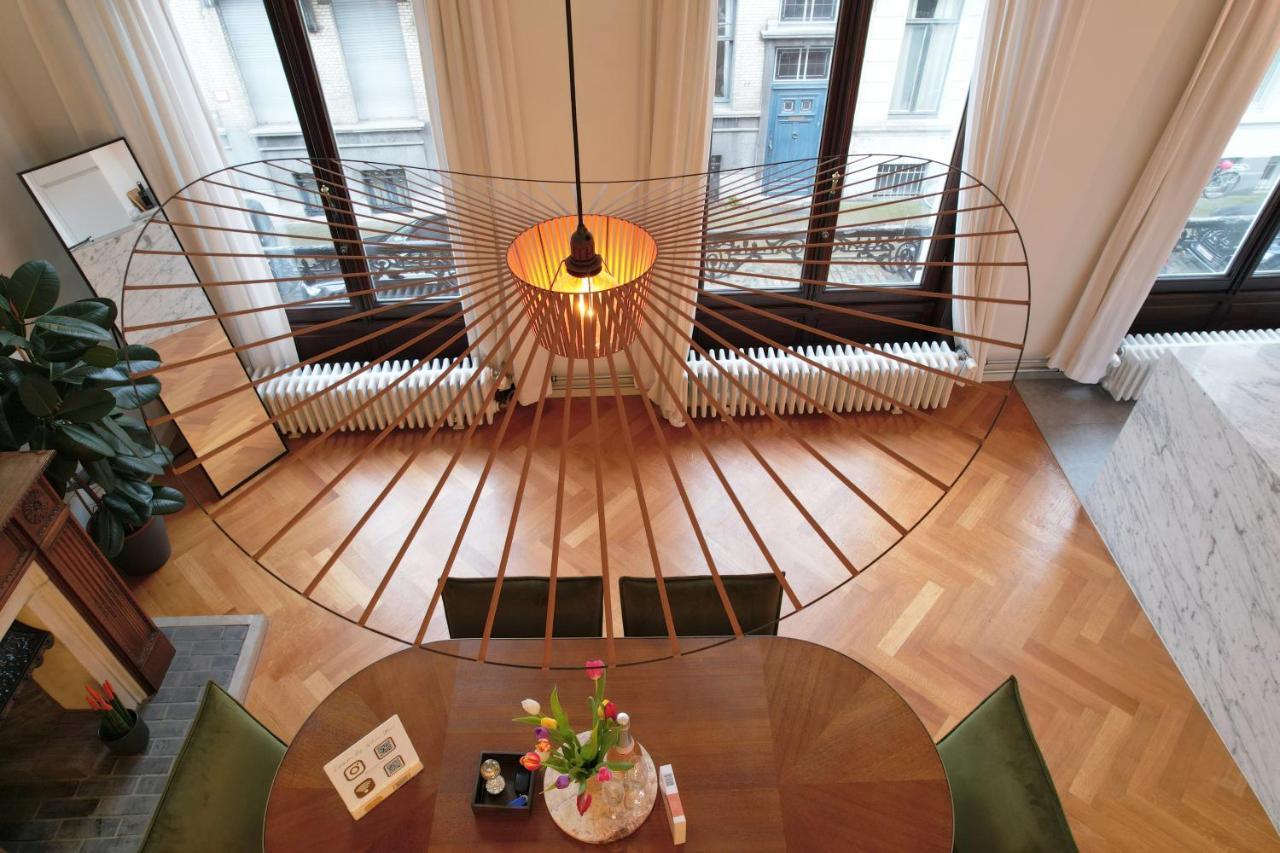 Traditional Chic, High Ceilings' Apt Aircos And Garage Antwerp Exterior photo